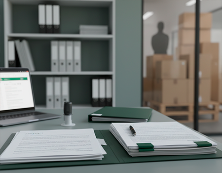 Customs and shipping documents